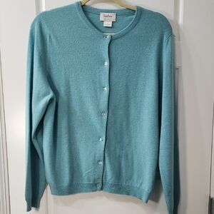 Neiman Marcus Cashmere Cardigan Sweater - Large